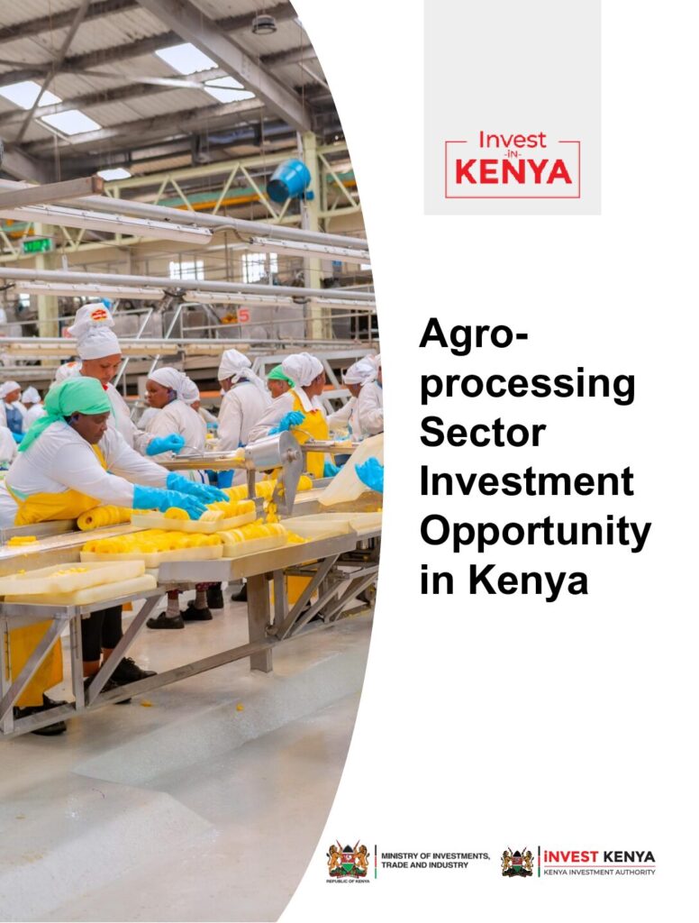 Invest Kenya Agro-processing sector pack